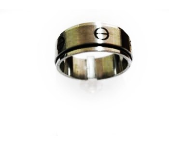 Anillo de Acero Inoxidable Antiestres